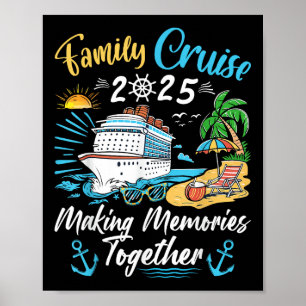 Family Cruise Party Celebration Costume Outfit Tee Poster