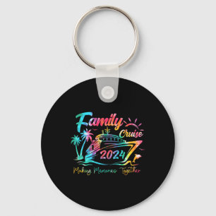 Family Cruise Shirt 2024 Vacation Making Memories Key Ring