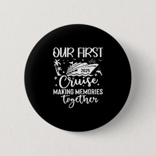 Family Cruise Shirt Vacation Summer Weekend Group 6 Cm Round Badge