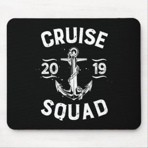 Family Cruise Squad 2019 T Shirt Vacation Vintage Mouse Pad
