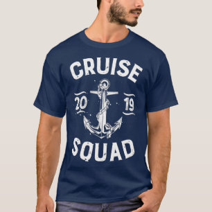 Family Cruise Squad 2019 Vacation Vintage Matching T-Shirt