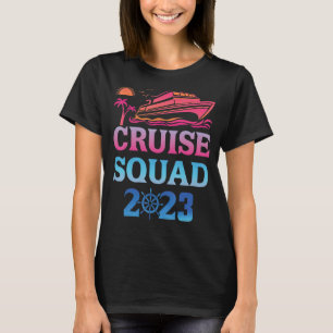 Family Cruise Squad 2023 Family Matching Group Squ T-Shirt