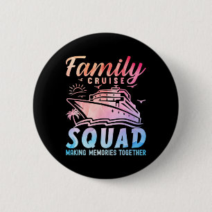 Family Cruise Squad Vacation Matching Group 2025 B 6 Cm Round Badge