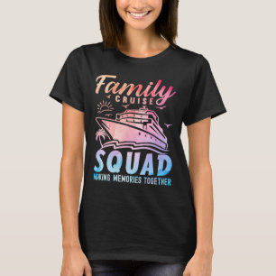 Family Cruise Squad Vacation Matching Group 2025 B T-Shirt