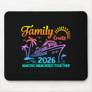 Family Cruise Summer Memories Matching Design Mouse Pad