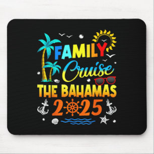 Family Cruise The Bahamas 2025 Summer Matching Vac Mouse Pad