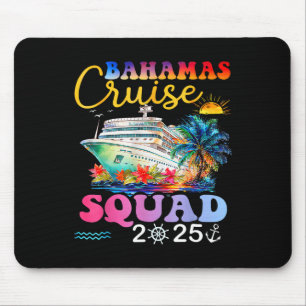 Family Cruise The Bahamas 2025 Summer Matching Vac Mouse Pad