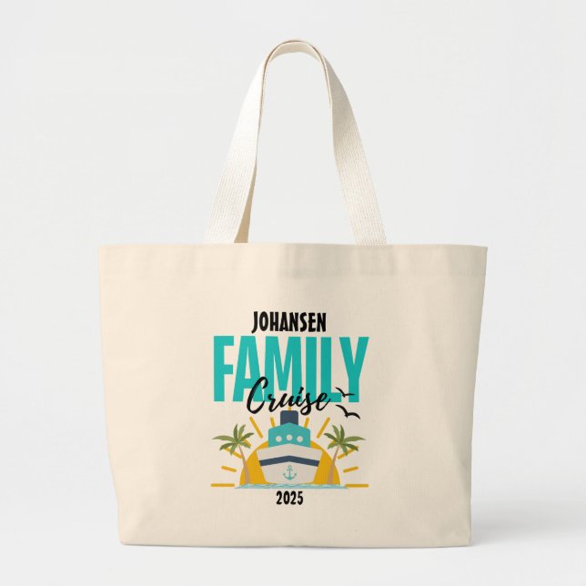 Family Cruise Tote Bag (Front)
