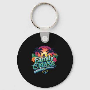 Family Cruise Vacation Adventure Cruise Trip  Key Ring