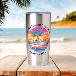 Family Cruise Vacation Commemorative Insulated Tumbler