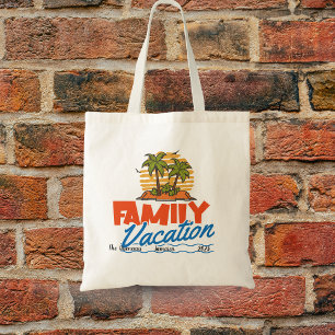 Family Cruise  Vacation Personalize Tote Bag