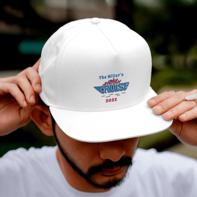 Family Cruise Word Art Custom Trucker Hat (Creator Uploaded)