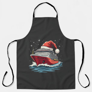 Family Cruising Cruise ship Matching Christmas Apron