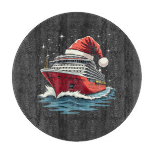 Family Cruising Cruise ship Matching Christmas Cutting Board