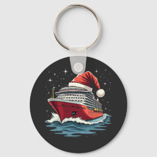 Family Cruising Cruise ship Matching Christmas  Key Ring