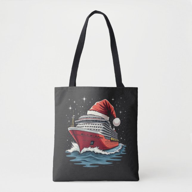 Family Cruising Cruise ship Matching Christmas  Tote Bag (Front)