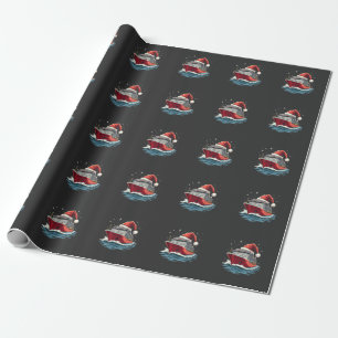 Family Cruising Cruise ship Matching Christmas Wrapping Paper