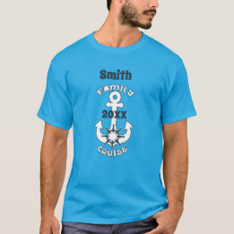 Family Cruse Vacation Anchors Sailing Nautical T-Shirt