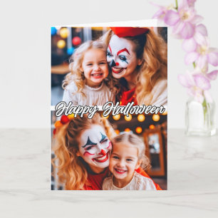 Family Custom 2-photos Template Happy Halloween