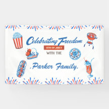 Family Custom 4th of July Party