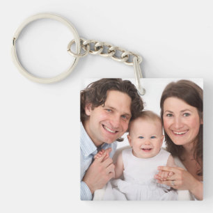 Family Custom Add Photo Key Ring
