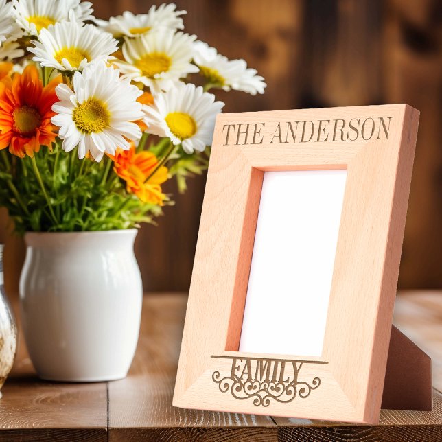 Family Custom Name Personalised Etched Frames (Creator Uploaded)