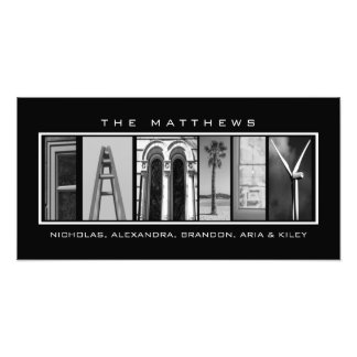 "Family" Custom Text Photo Print