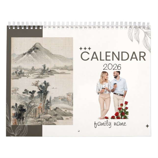 Family Customisable Calendar (Cover)