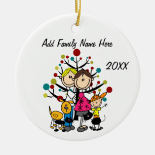 Family Customised Christmas Ornament