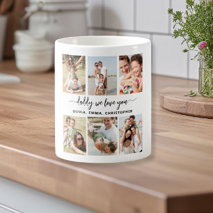 Family Dad - Father's Day Photo Collage Coffee Mug