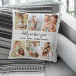 Family Dad - Father's Day Photo Collage Cushion<br><div class="desc">Celebrate your dad with the "Family Dad" Father's Day Photo Collage Throw Pillow, a heartfelt and personalised gift. This custom throw pillow features a beautifully arranged photo collage, showcasing cherished family moments and memories. Surrounding the photos is the loving message "Family Dad, " adding a special touch to the design....</div>