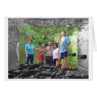 family dam bw, family dam