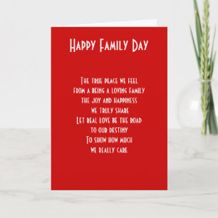 Family day care card