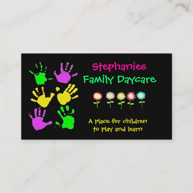 Family Daycare Business Card (Front)