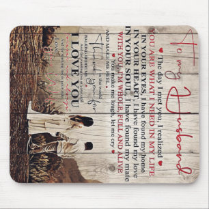 Family Decoration Gift   To My Husband Design  Mouse Pad