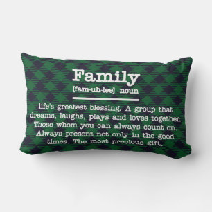 Family definition (add your own photo) lumbar cushion