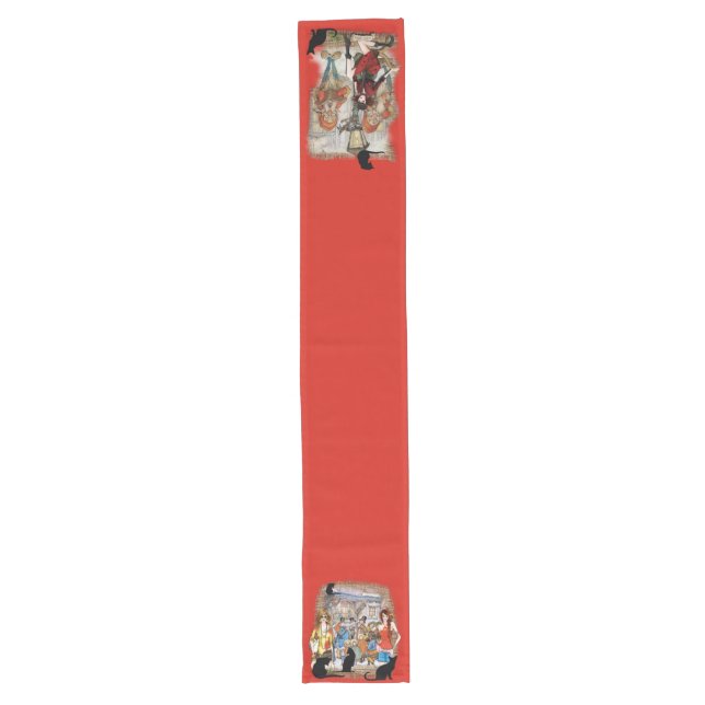 Family dinner party long table runner (Front)