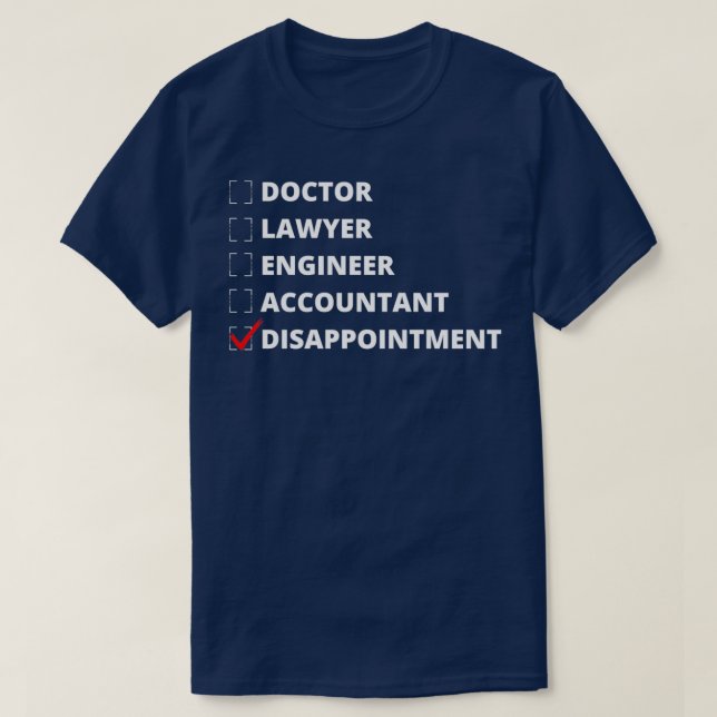 Family Disappointment T-Shirt (Design Front)