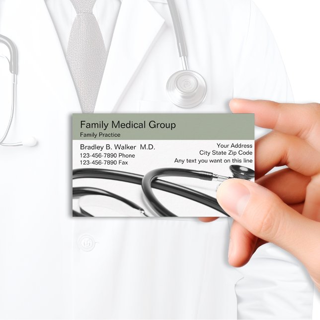 Family Doctor Business Cards (Creator Uploaded)