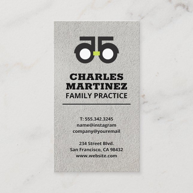 Family Doctor | Optometry Business Card (Front)