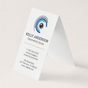 Family Doctor Practice MD Optometry Logo Business Card