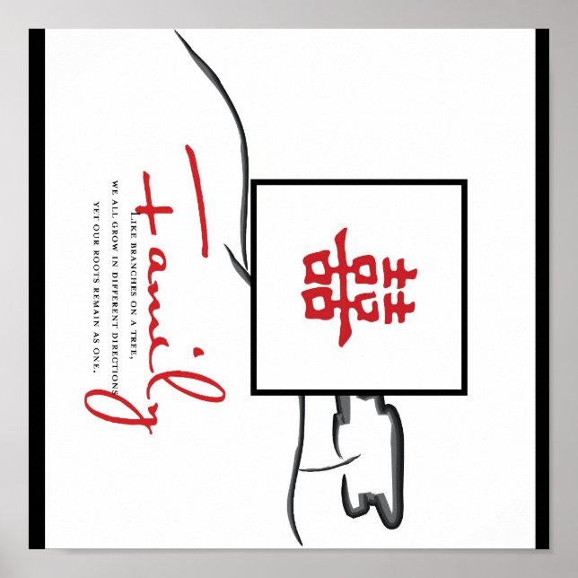 Family Double Happiness Poster (Front)