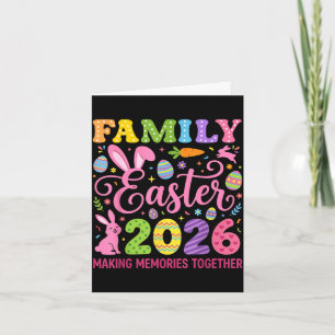 Family easter 2026 making memories together easter card