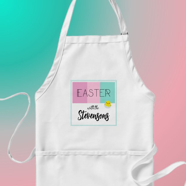Family Easter custom name Apron (Creator Uploaded)