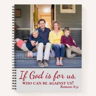Family Encouragement God is for us Notebook
