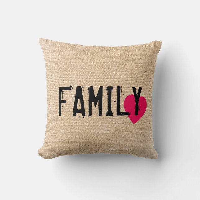 FAMILY - FAITH - FREEDOM PILLOW (Front)