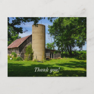 Family Farm Thank You Postcard