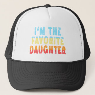 Family Favorites Gifts & more I'm The Favorite Dau Trucker Hat