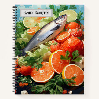 Family Favorites Spiral Bound Recipe Keeper Notebook