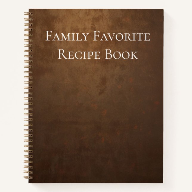  Family Favourite Recipe Book (Front)